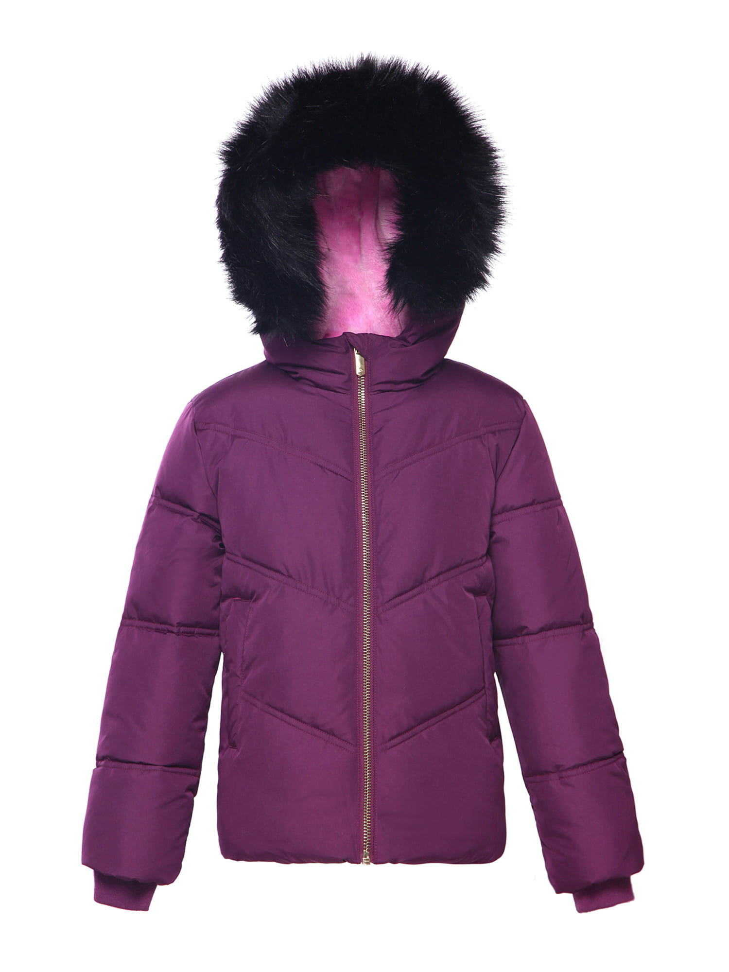 Rokka&Rolla Girls' Heavy Winter Puffer Jacket Bubble Coat, Sizes 4-16