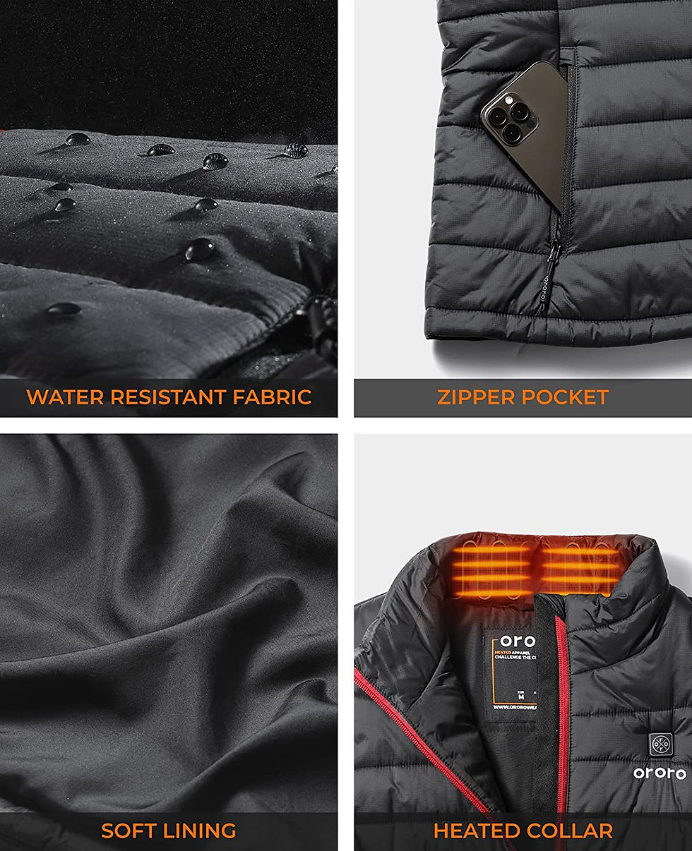 Miniatura: [Upgraded Battery] ORORO Women's Lightweight Heated Vest with Battery Pack