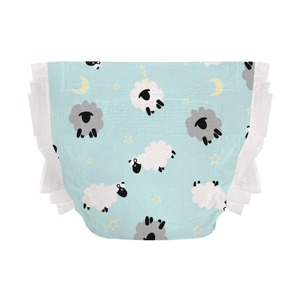 Miniaturbild: The Honest Company Overnight Baby Diapers, Sleepy Sheep, Size 5, 44 ct