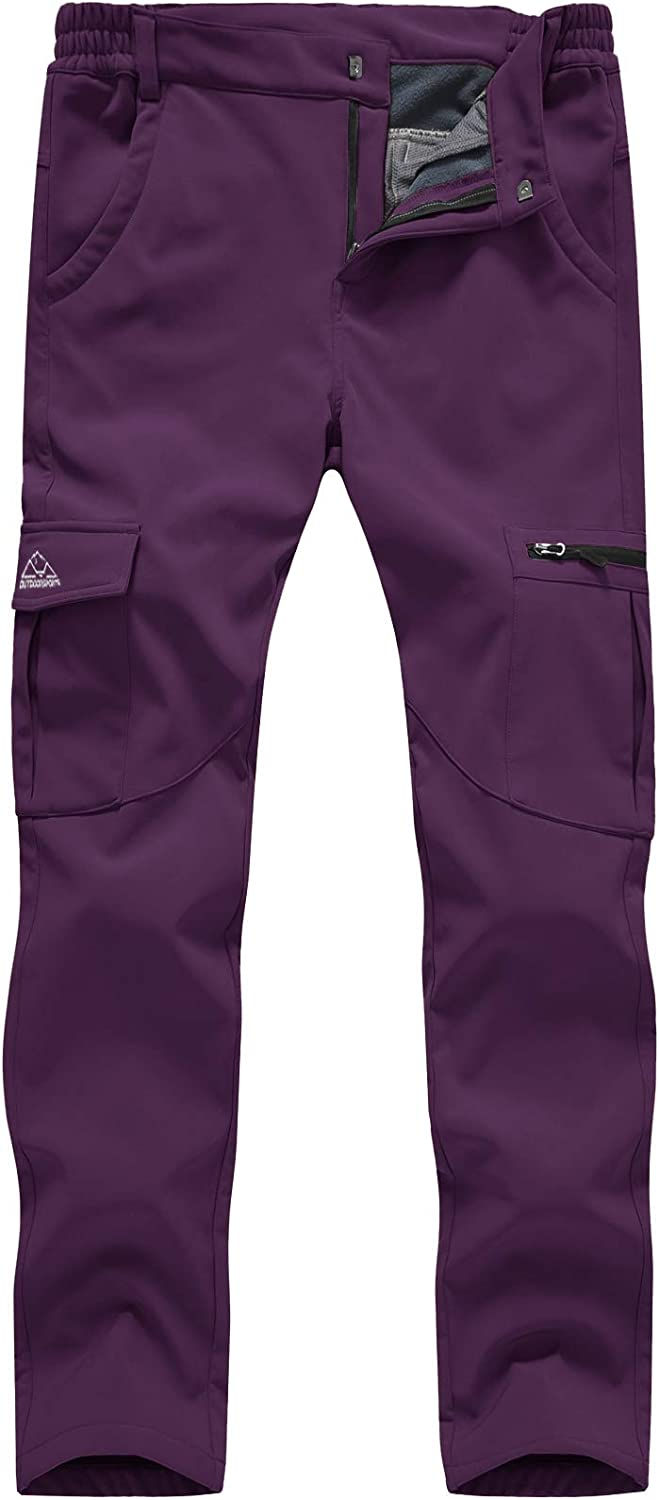 Miniature : YSENTO Women's Fleece Ski Snow Pants Waterproof Windproof Insulated Softshell H