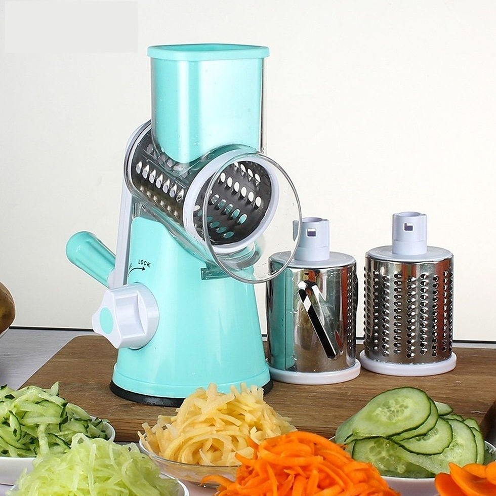 Miniaturbild: Manual Rotary Cheese Grater for Vegetable Cutter Potato Slicer Mandoline Multif