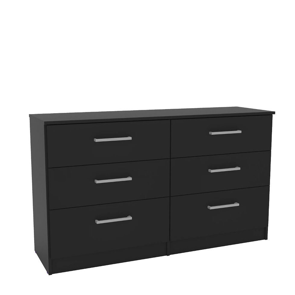 Thumbnail: Polifurniture Juliette Modern 6 Drawer Double Dresser