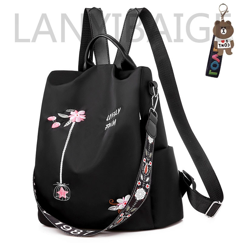 Miniatura: Fashion Women Large Capacity Women Backpack School Bags for Teenage Girls