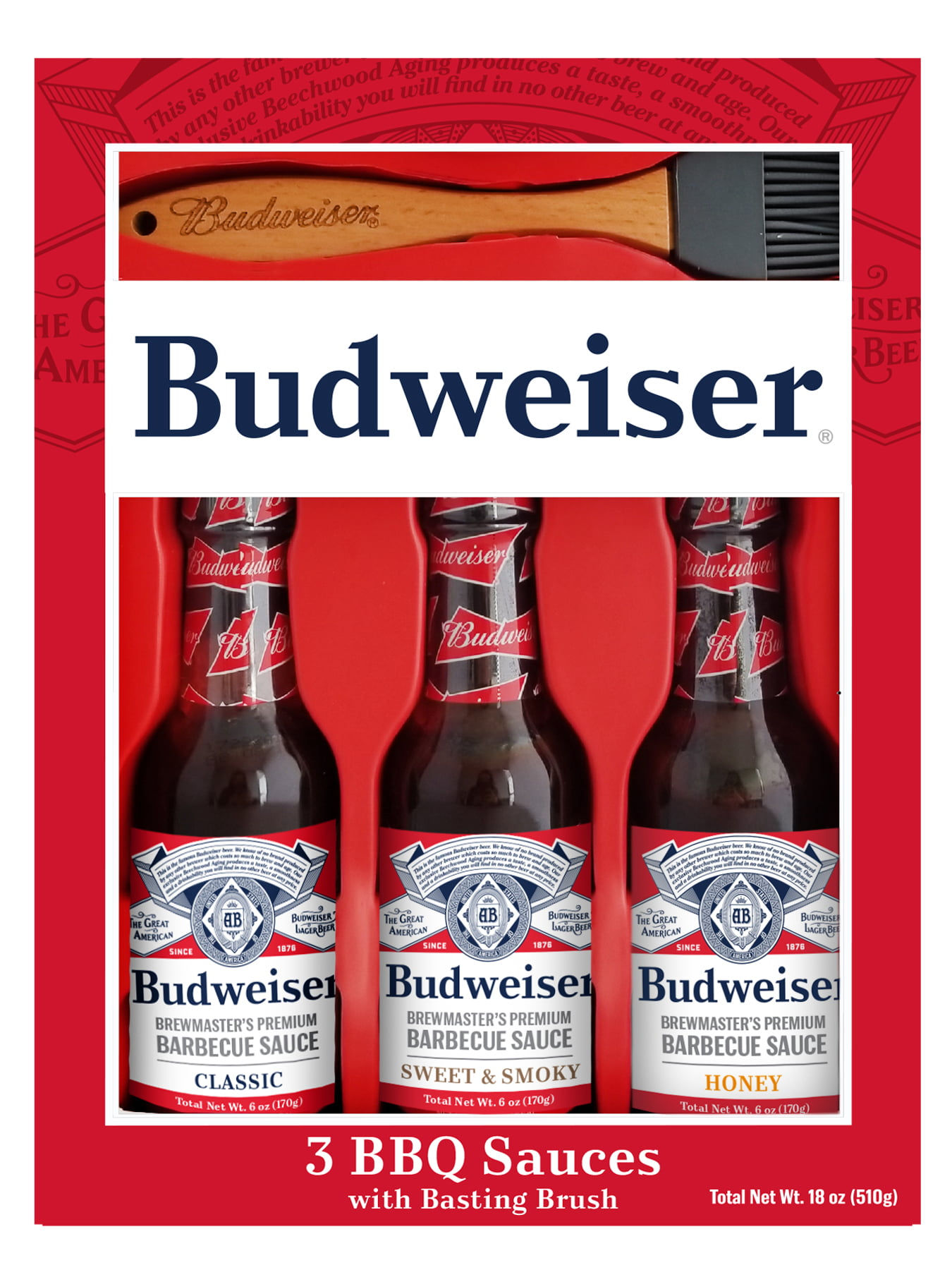 Budweiser 3 BBQ Sauces Set