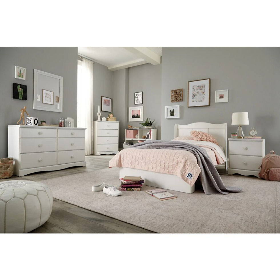 Thumbnail: Storybook 6-Drawer Dresser, Soft White Finish, Dressing Table , Vanity Table wi
