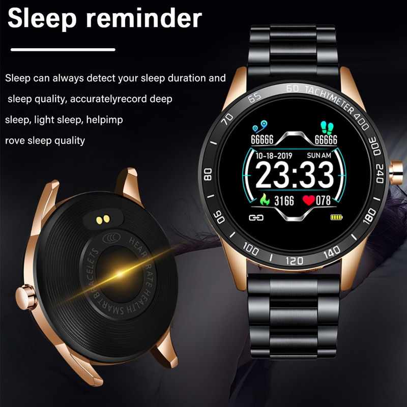 Thumbnail: LIGE Smart Watch Men Fitness Tracker Heart Rate Monitor Blood Pressure Waterpro