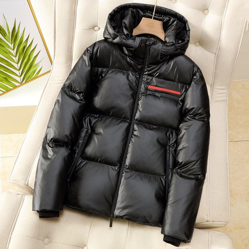 थंबनेल: Luxury Designer Down Jacket Winter New Men's Ladies Warm Hooded Down Coat Luxur