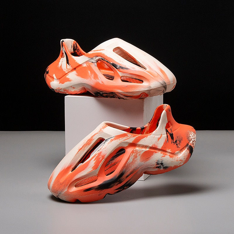 Thumbnail: Summer Men Women Slippers Camouflage Platform Outdoor Clogs Shoe Beach Sandals 