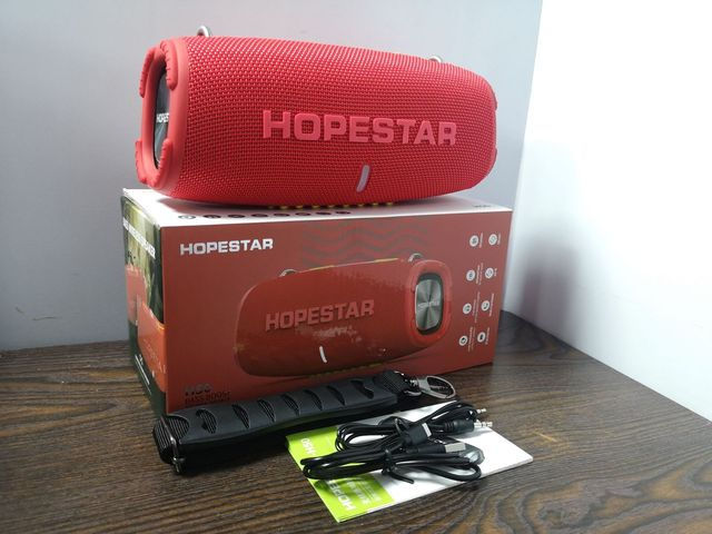 Thumbnail: HOPESTAR H50 Wireless Outdoor Waterproof Subwoofer High Power 40W Portable Blue
