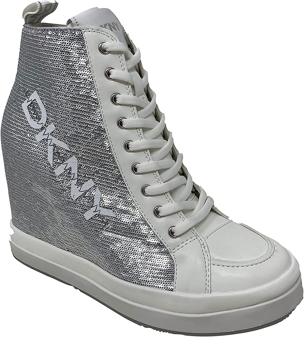 Thumbnail: DKNY Women's High-top Sneakers – Slip-on Shoes with Hidden Wedges