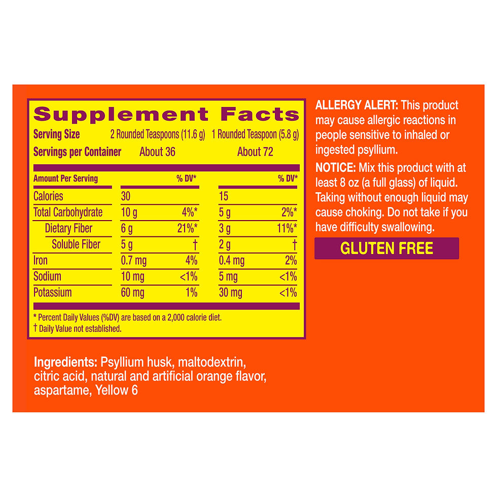 الصورة المصغرة: Metamucil, Sugar-Free, 4-in-1 Fiber for Digestive Health, 72 tsps