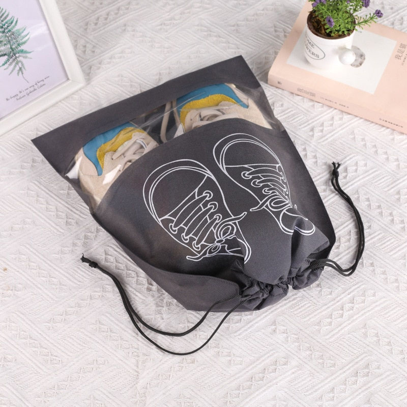 Thumbnail: Visual Quilt Clothes Storage Bag Big Capacity Dust-Proof Window Zipper Packagin