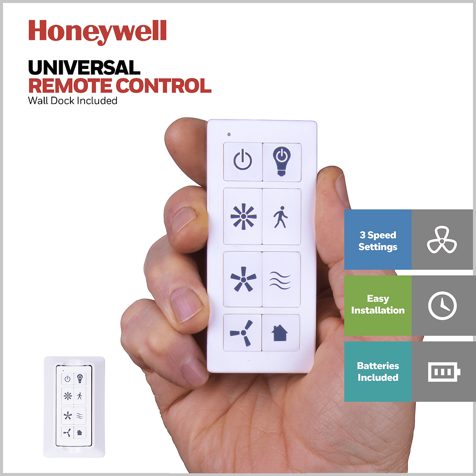 Thumbnail: Honeywell Bontera 52" Craftsman Brushed Nickel LED Remote Control Ceiling Fan