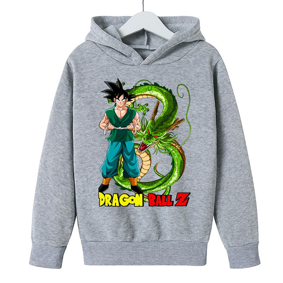Thumbnail: 2023 New Anime Dragon Ball Z Hoodie Set For Boys Clothes Kids Hoodies Anime Clo