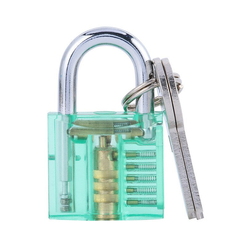 Thumbnail: 78x50mm Locksmith Transparent Visible Locks Cutaway Practice View Padlock for T