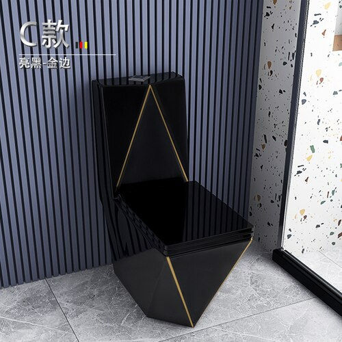 Thumbnail: Light Luxury New Home Flush Toilet Sit Toilet Direct Discharge Type Rear Washdo