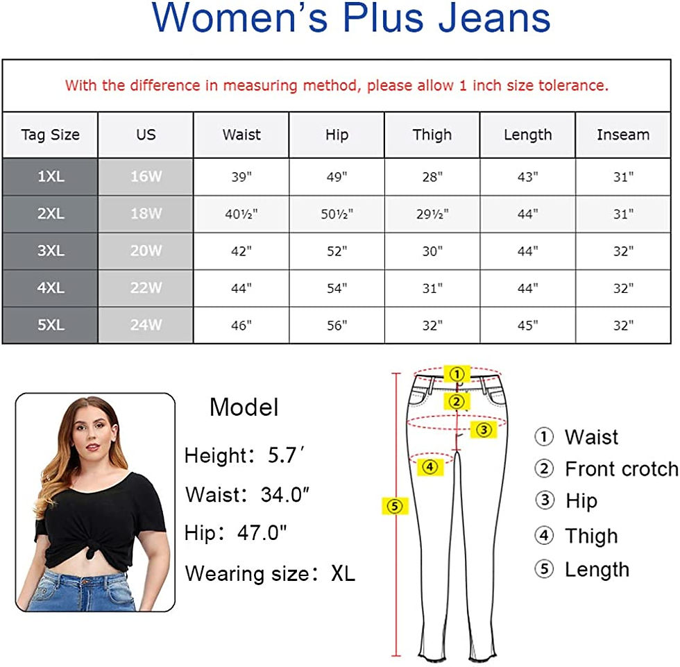 Thumbnail: ALLABREVE Women Plus Size Ripped Stretch Skinny Jeans, High Rise Distressed Den