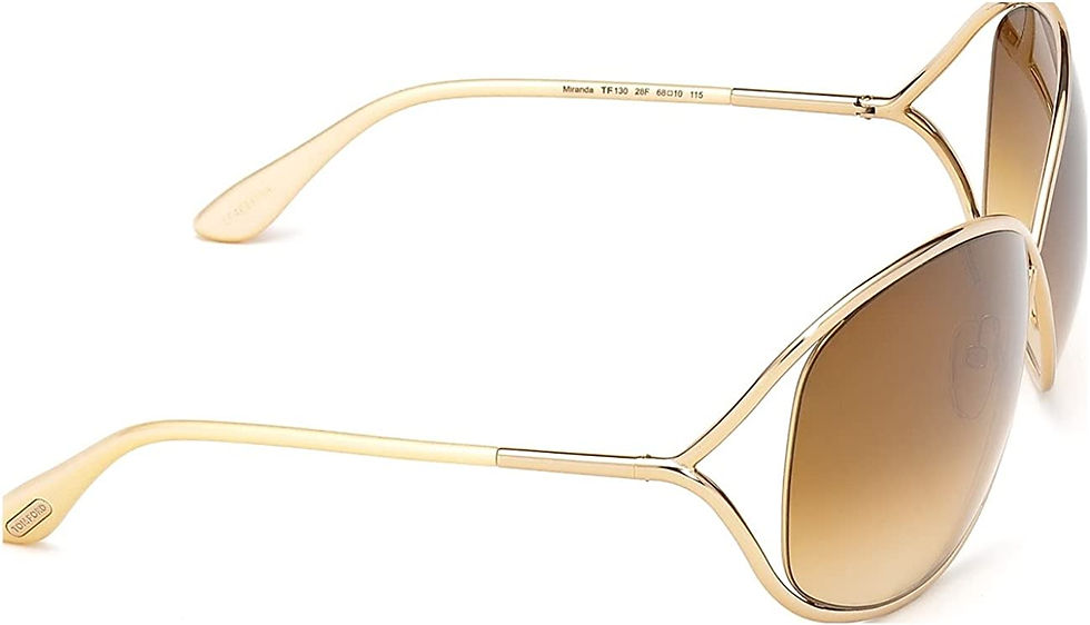 Thumbnail: Tom Ford Sunglasses - Miranda / Frame: Shiny Rose Gold Lens: Brown Gradient