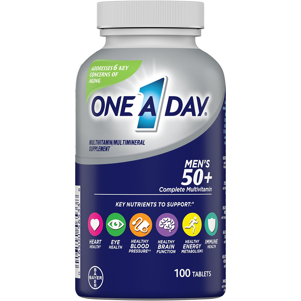 Miniature : One A Day Men's 50+ Multivitamin Tablets, Multivitamins for Men, 100 Ct Keto