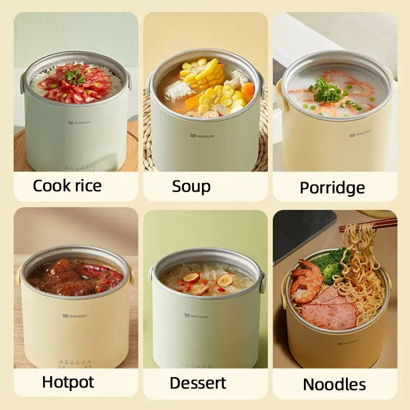 Thumbnail: 800ml Electric Stew Pot Rice Cooker Cooking Pot Slow Cooker Health Preserving P