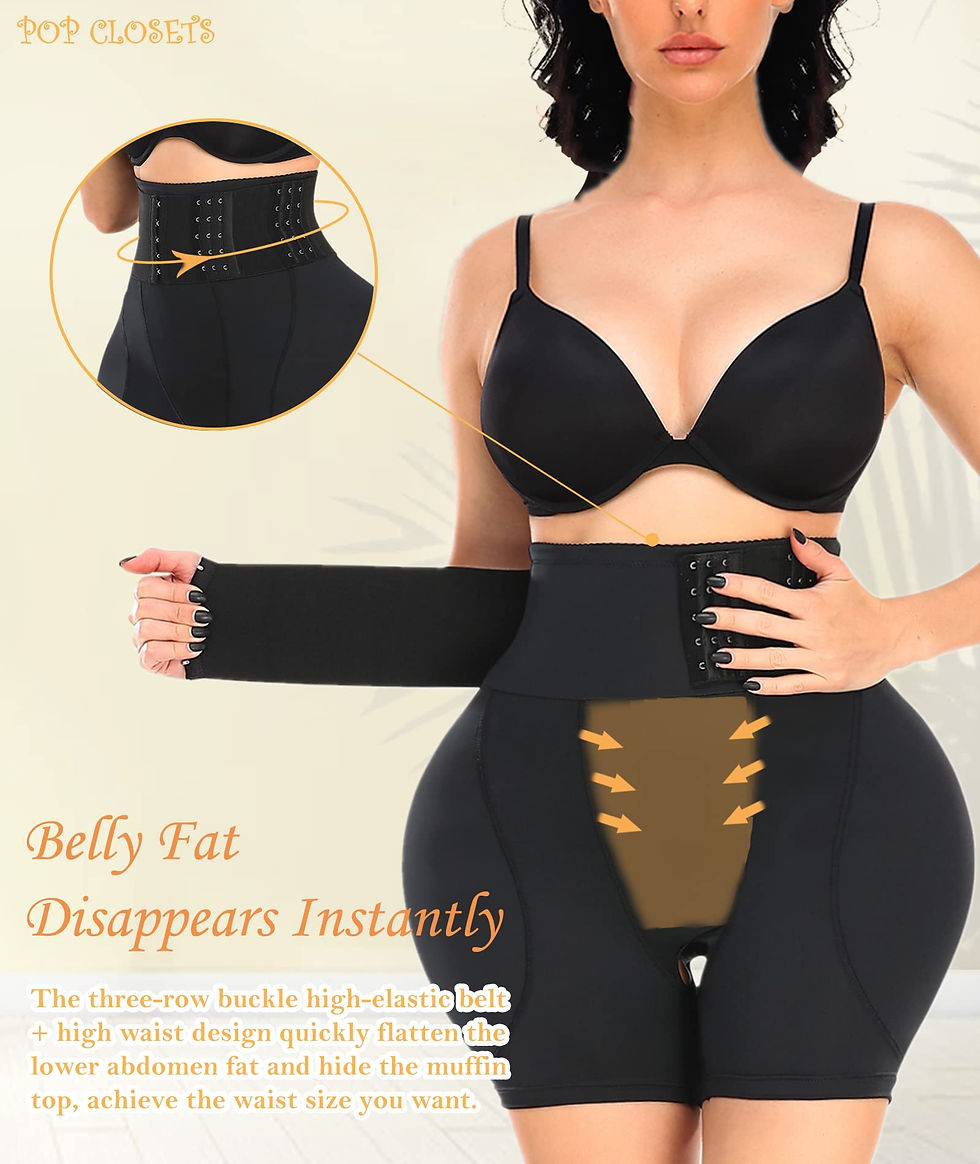 Thumbnail: Lilvigor Hip Pads for Women Shapewear with Wrap Belt Hip Dip Pads Hip Padded En