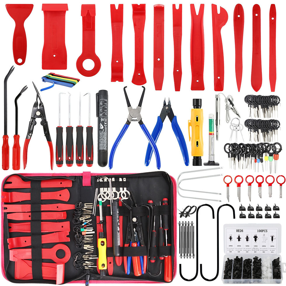 الصورة المصغرة: Car Trim Door Clip Panel Interior Dashboard Removal Kit Pry Disassembly Repair 