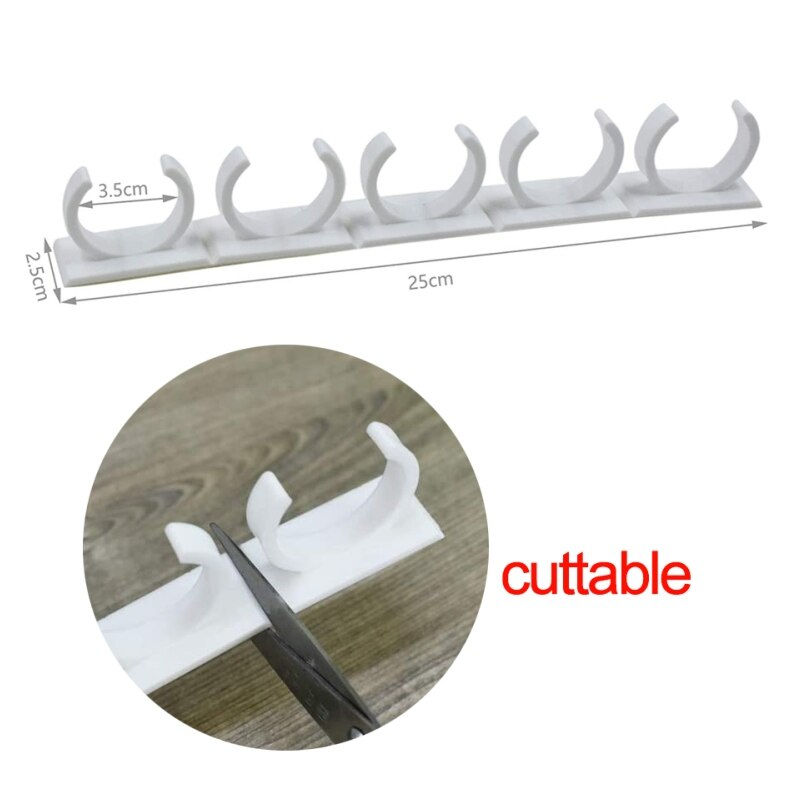 Thumbnail: 2/4PCS Kitchen Storage Clips Rack Wall Mount Spice Rack Seasoning Bottle Plasti
