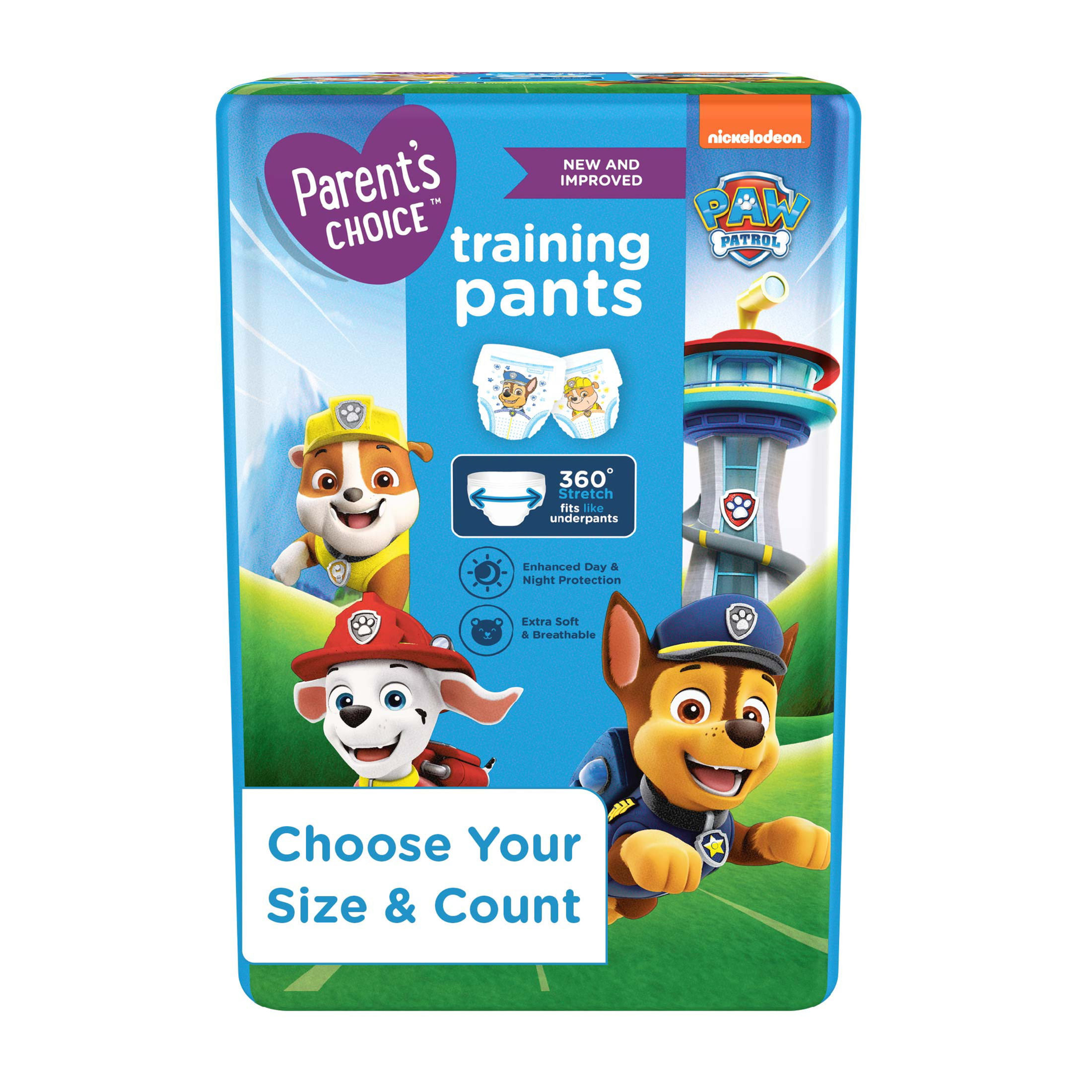 Parent's Choice Boys Training Pants (Choose Your Size & Count)