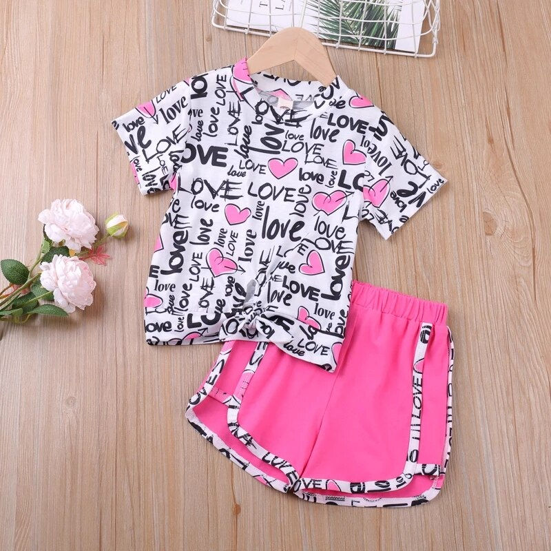 Миниатюра: Humor Bear Girls Clothes Suit  Brand NEW Summer Toddler Girl Clothes Dot Bow Ve