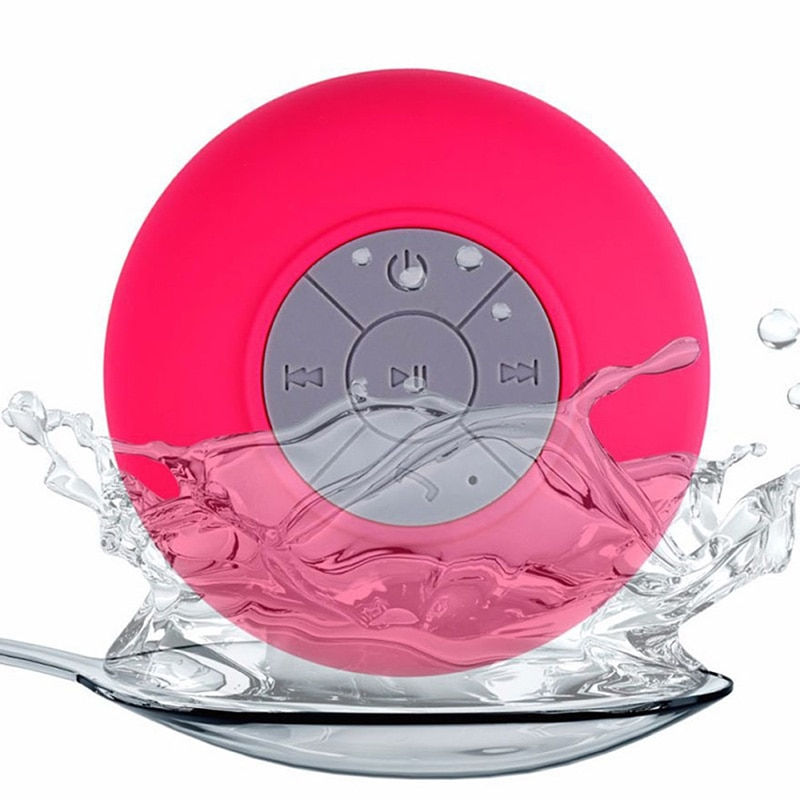 Thumbnail: Bathroom Waterproof Drop Bluetooth Speaker Kitchen With Large Suction Cup Mini 