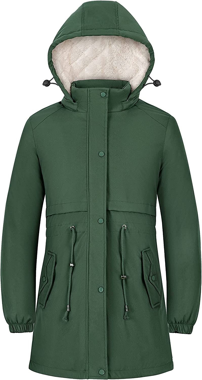 Miniatura: Maxbyc Women's Winter Waterproof Warm Mid-Length Puffer Jacket Parka With Hood