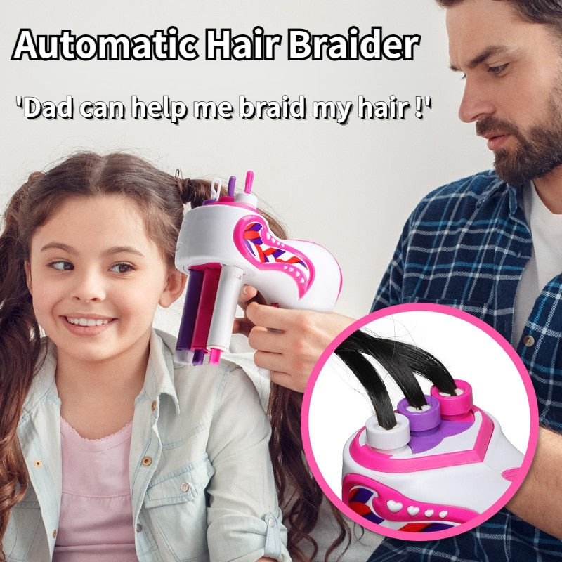 Miniaturbild: Automatic Hair Braider for Girls Electric DIY Hair Weave Machine Twist Knitting