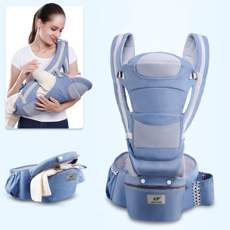 Miniaturbild: 0-36M Ergonomic Baby Carrier Infant Kid Baby Hipseat Sling Save Effort Kangaroo