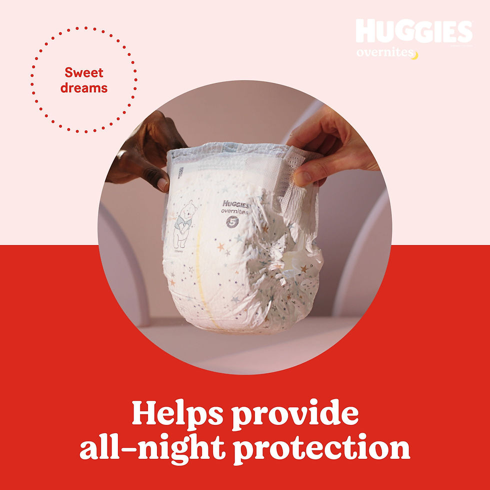 Miniaturbild: Huggies Overnites Nighttime Baby Diapers, Size 4 (22-37 lbs), 52 Ct