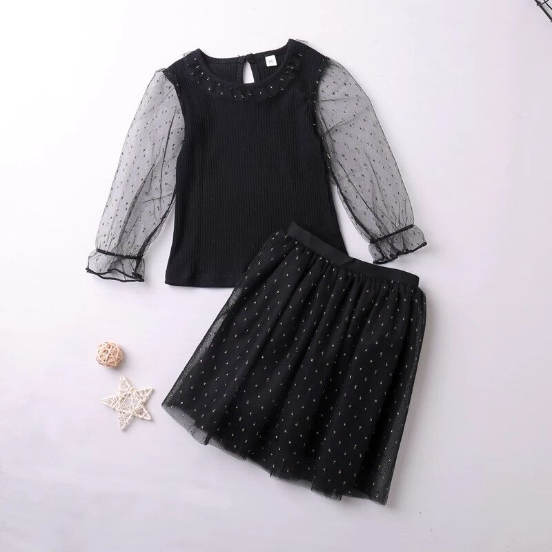 Миниатюра: Humor Bear Girls Clothes Suit  Brand NEW Summer Toddler Girl Clothes Dot Bow Ve