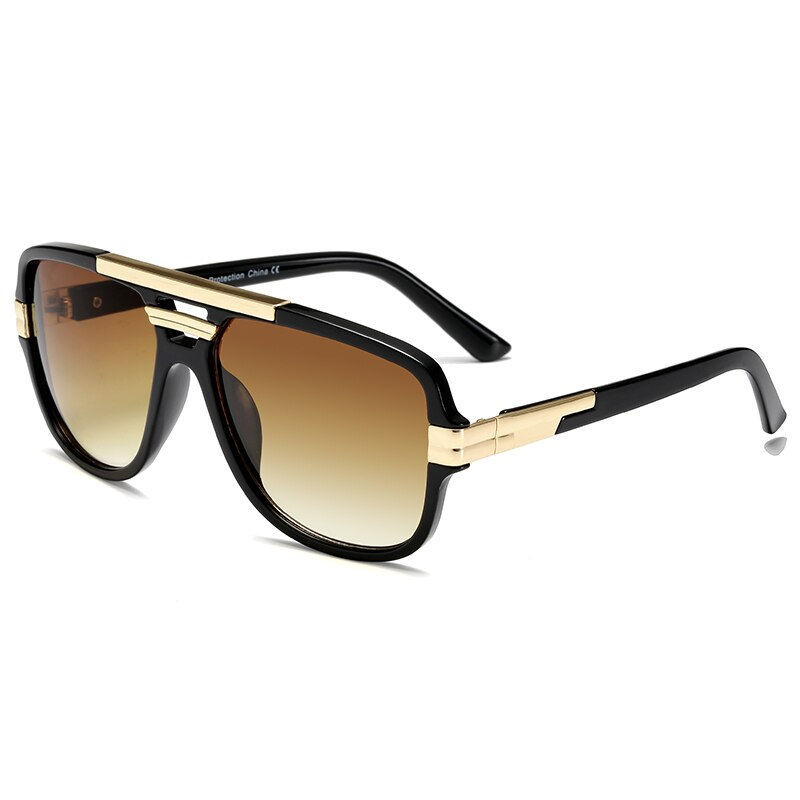 Thumbnail: Brand Design Fashion Men Sunglasses Vintage Male Square Sun Glasses Luxury Sung