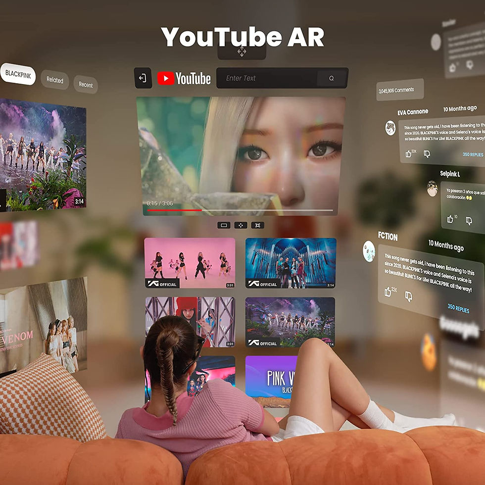Thumbnail: Nreal Air AR Glasses, Smart Glasses with Massive 201" Micro-OLED Virtual Theate