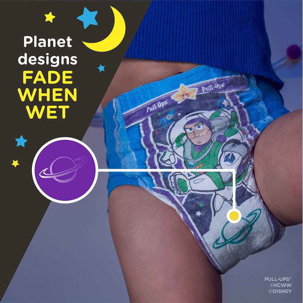 Miniaturbild: Pull-Ups Boys' Night-Time Potty Training Pants, 3T-4T (32-40 lbs), 60 Ct