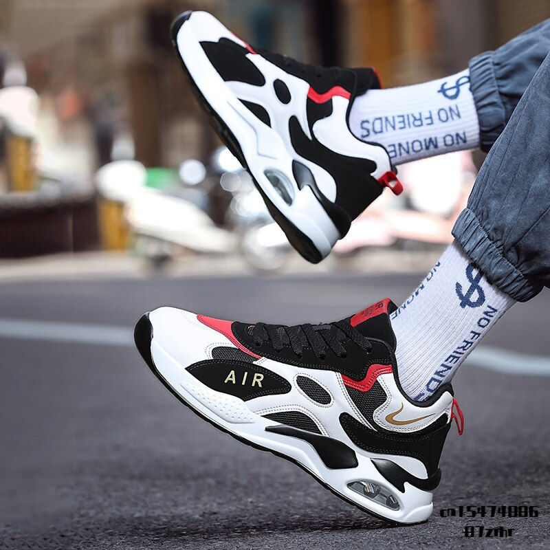 Thumbnail: 2021 Autumn Winter Men Outdoor Casual Sport Basketball Shoes for Male High Top 