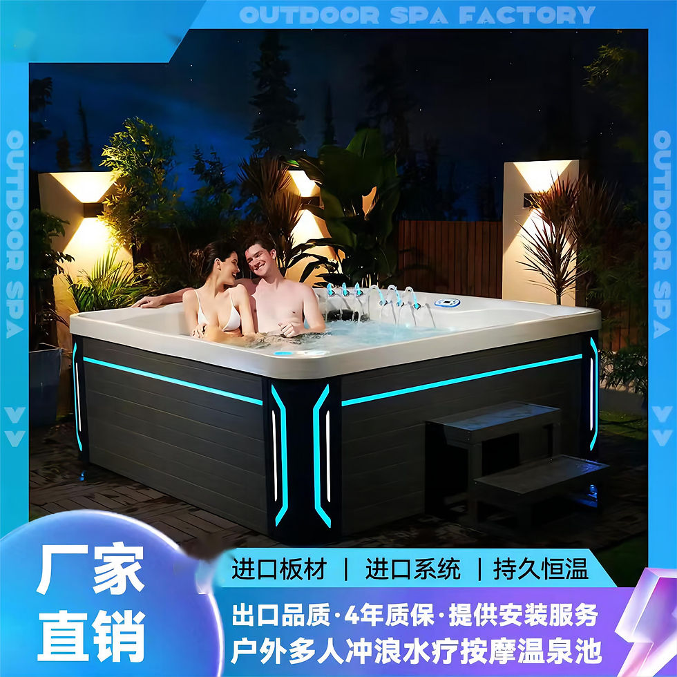 Thumbnail: Jacuzzi Bath Thermostatic Heating Bath Villa Homestay Hotel Hot Spring Pool Spa