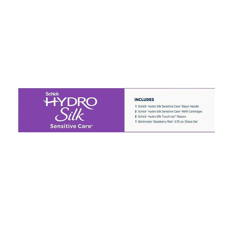 Miniature : Schick Hydro Silk Sensitive Women's Gift Set, with 1 Sensitive Care Razor Handl