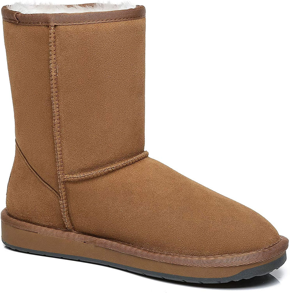 Thumbnail: Tarramarra Short Classic Boots, Unisex Genuine Australian Sheepskin Warm Winter