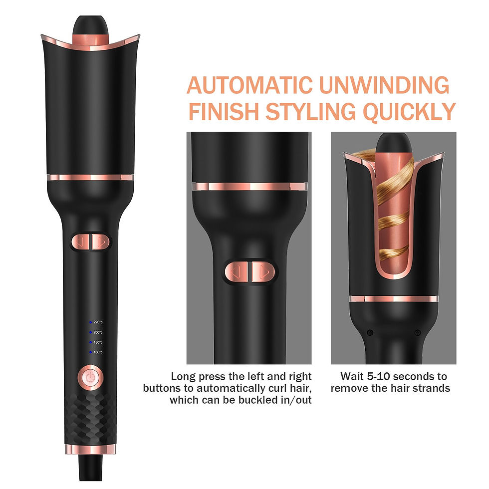 Miniaturbild: Electric Auto Rotating Hair Curler Ceramic Coating Automatic Curling Iron Home 