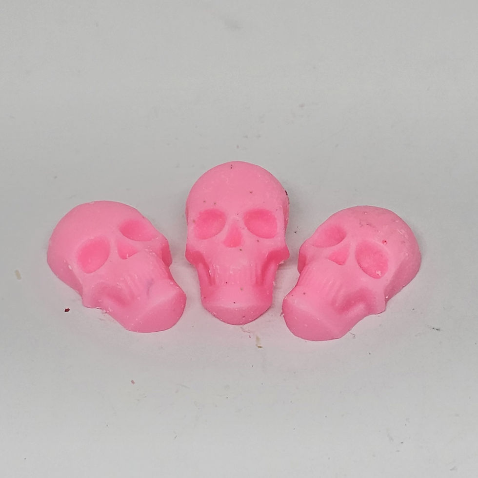 Fondant Tête de mort "Bubble Gum"