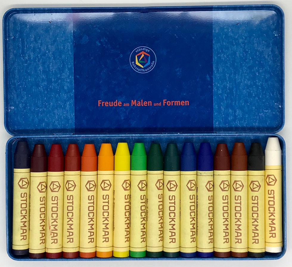 Thumbnail: 蜜蠟筆 (鐵盒裝 16色) Stockmar Wax Stick Crayons (Tin Case - 16 Assorted)