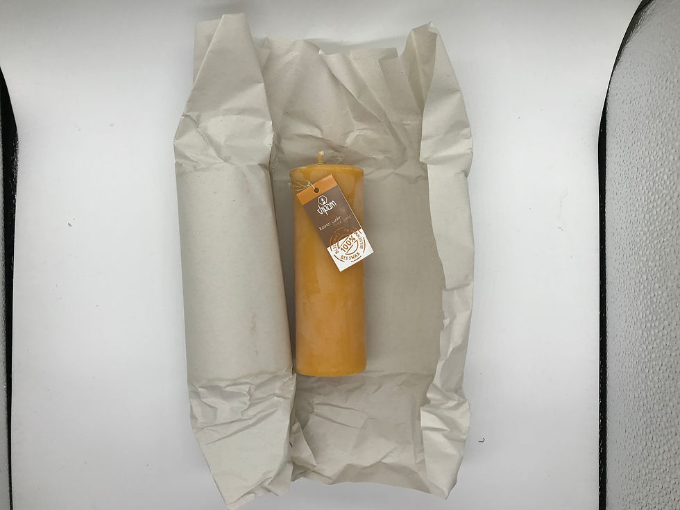 Thumbnail: 蜂蜜蠟燭 ST2 14cm x 4.8cm Dipam Beeswax Candle ST2