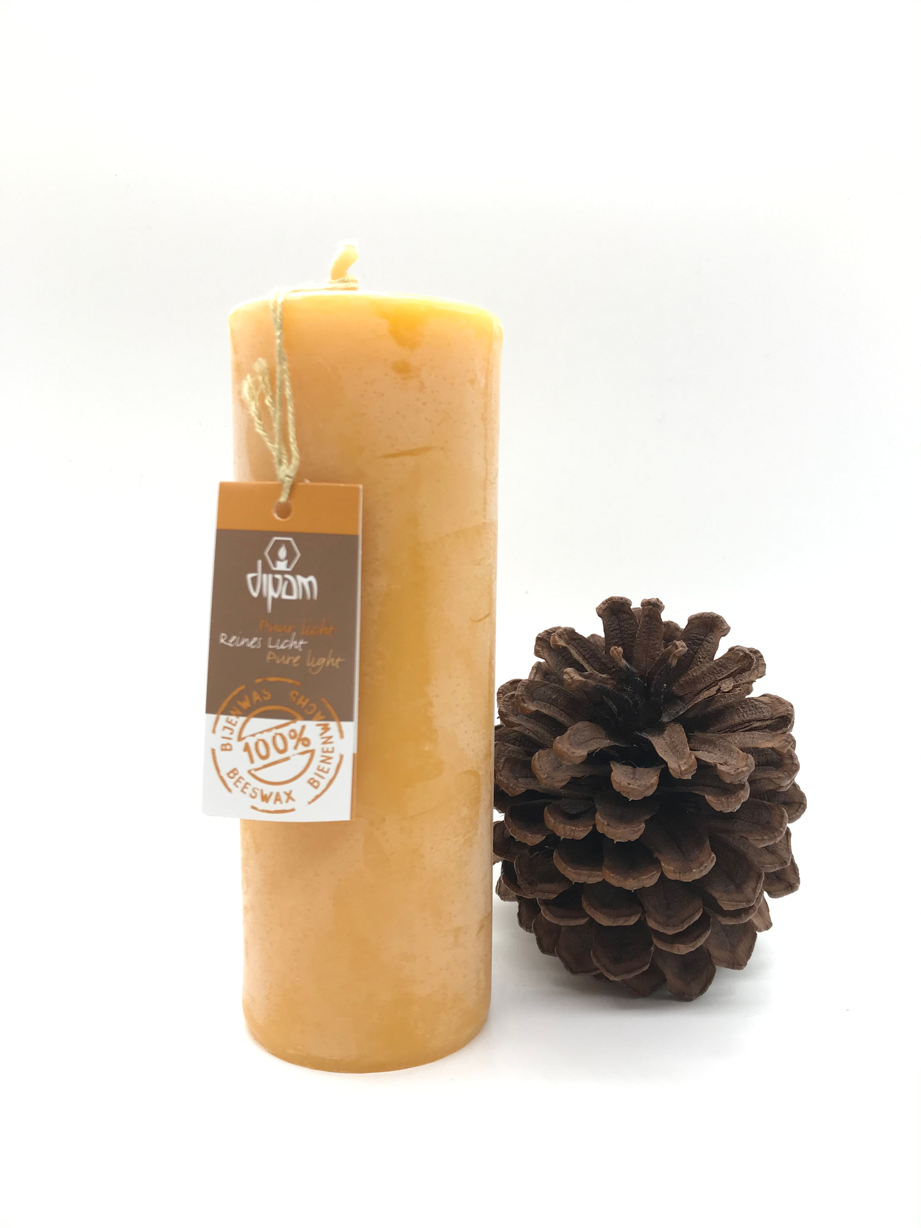 蜂蜜蠟燭 ST2 14cm x 4.8cm Dipam Beeswax Candle ST2