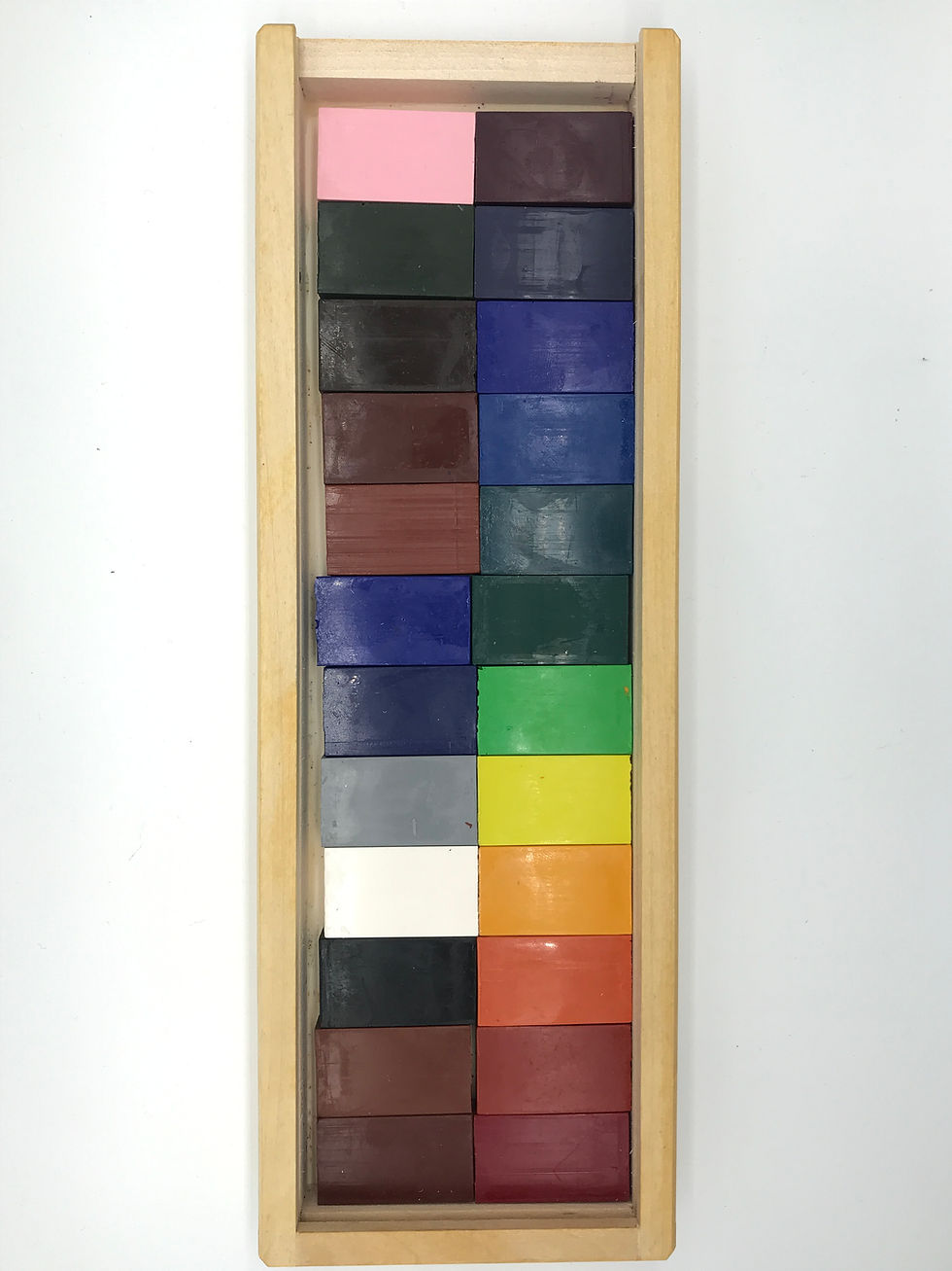 Thumbnail: 蜜蠟塊 (木盒裝 24色) Stockmar Wax Block Crayons (Wooden box - 24 Assorted)