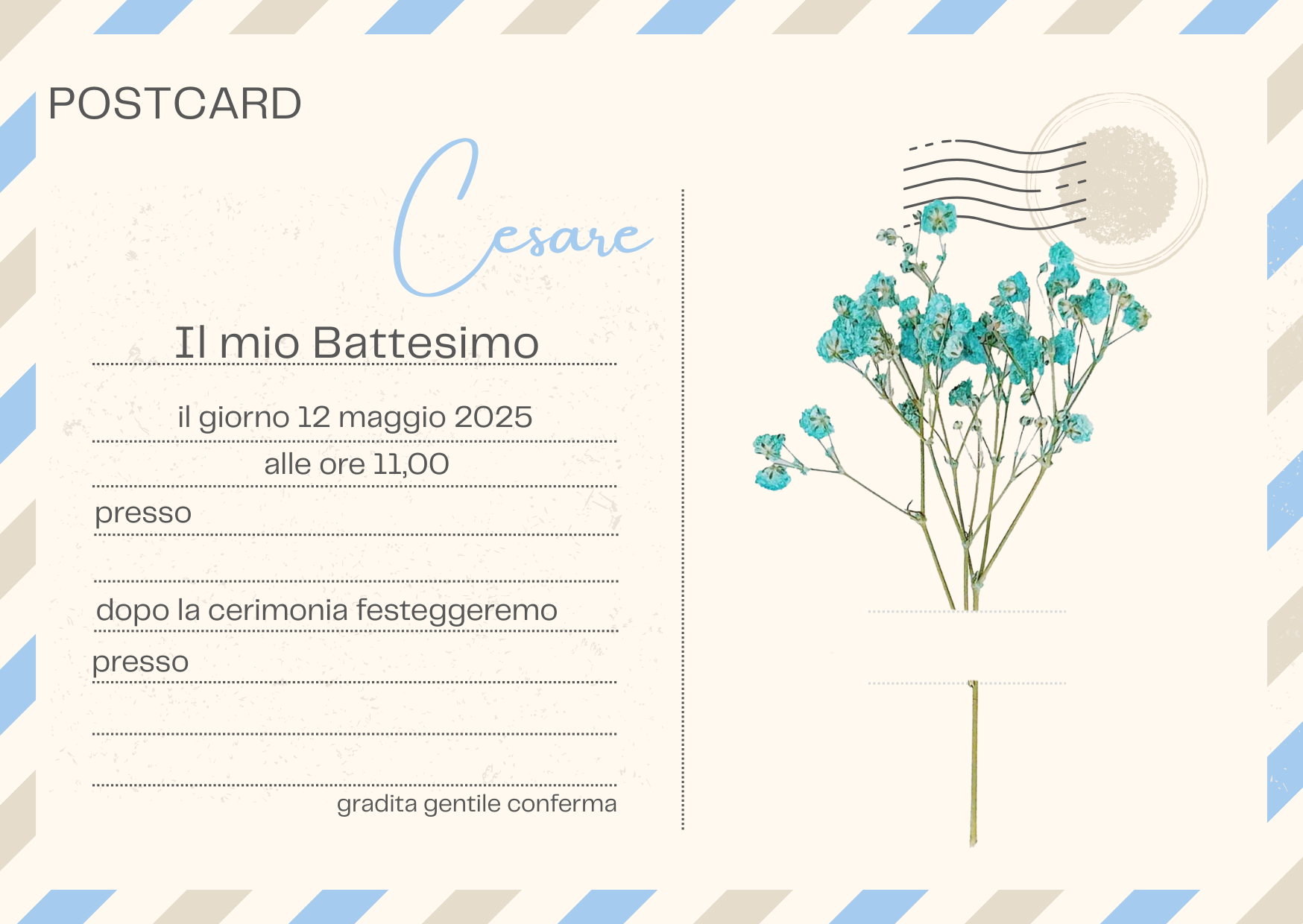 La Cartolina azzurra