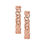 Thumbnail: Links of London Signature 18kt Rose Gold Vermeil Large Hoop Earrings